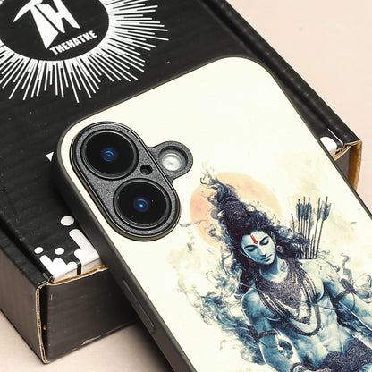 Ram ji 4th Designer Metal Back cover for Apple Iphone 16 Plus