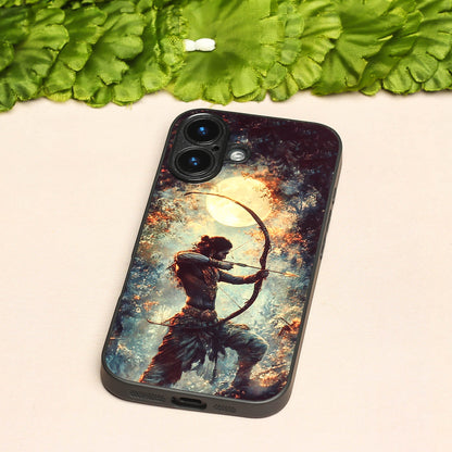 Ram ji 3rd Designer Metal Back cover for Apple Iphone 16 Plus