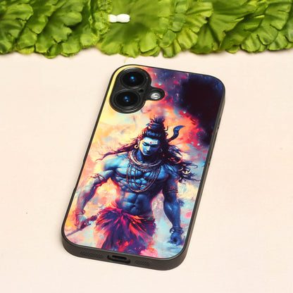 Mahadev ji 4th Designer Metal Back cover for Apple Iphone 16 Plus