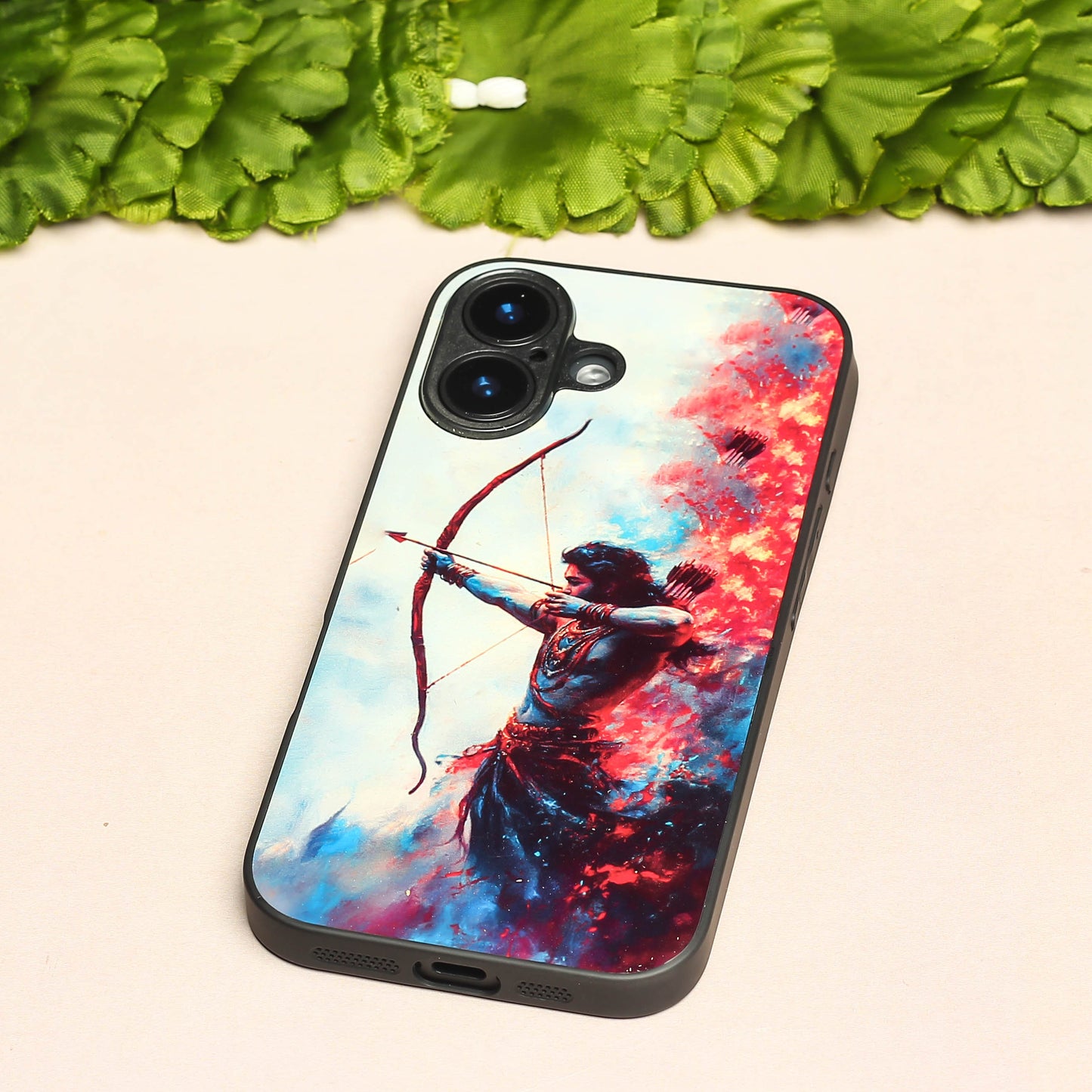 Ram ji 1st Designer Metal Back cover for Apple Iphone 16 Plus