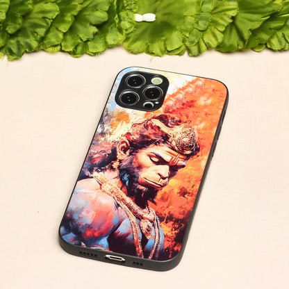 Hanuman ji 4th Designer Metal Back cover for Apple Iphone 12 Pro Max