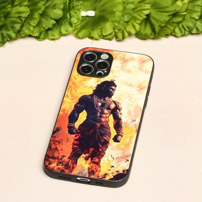 Hanuman ji 5th Designer Metal Back cover for Apple Iphone 12 Pro Max