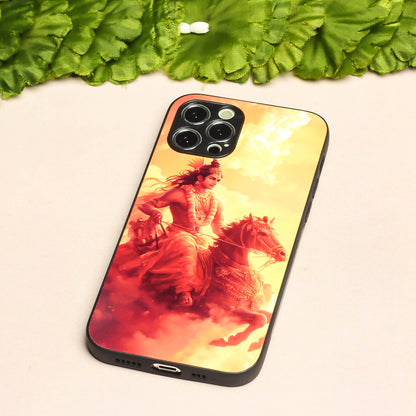 Krishna ji 5th Designer Metal Back cover for Apple Iphone 12 Pro Max